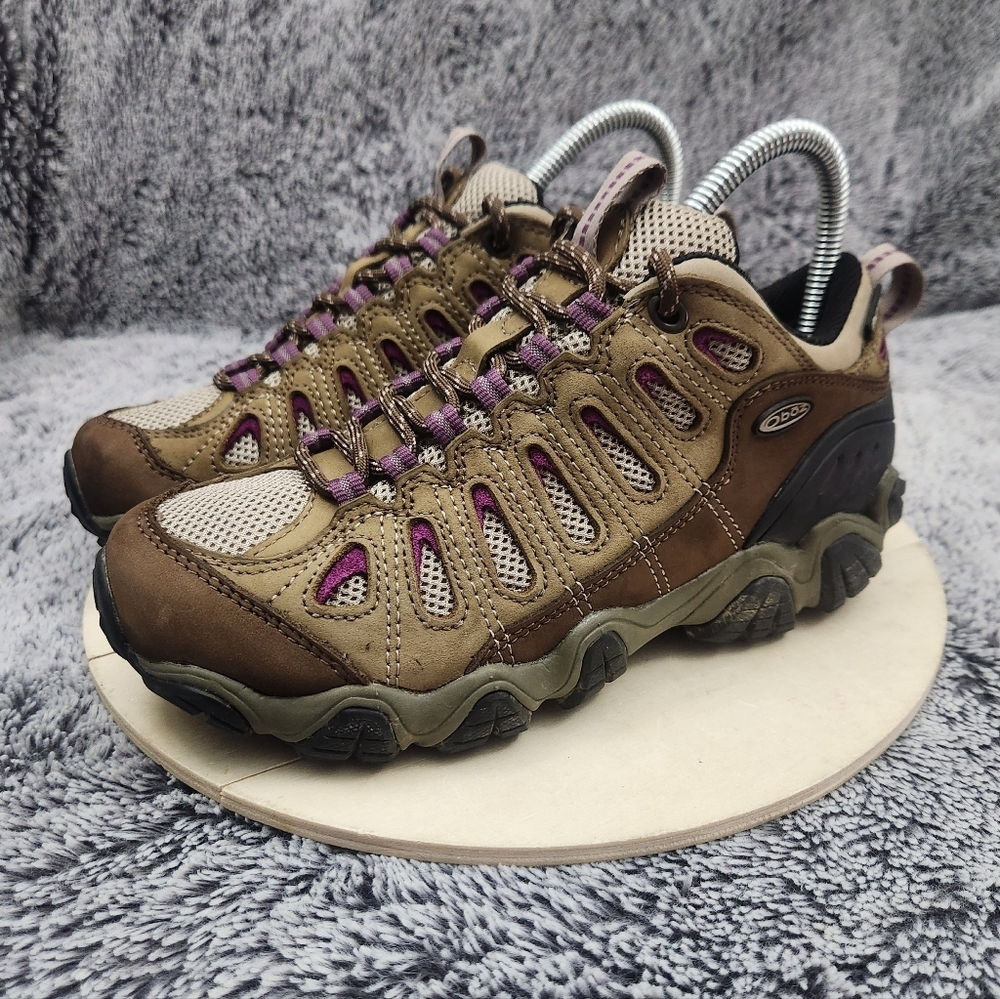 Oboz Sawtooth II Brown Hiking Low Top Boots Women's Size 6.5 - Picture 3 of 8